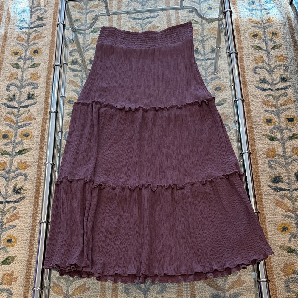 Market and Spruce Tiered Maxi Skirt - new